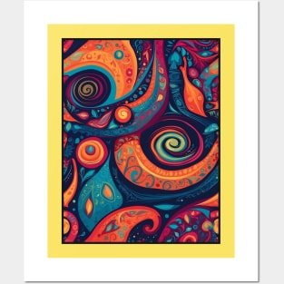 Spiral Pattern Posters and Art